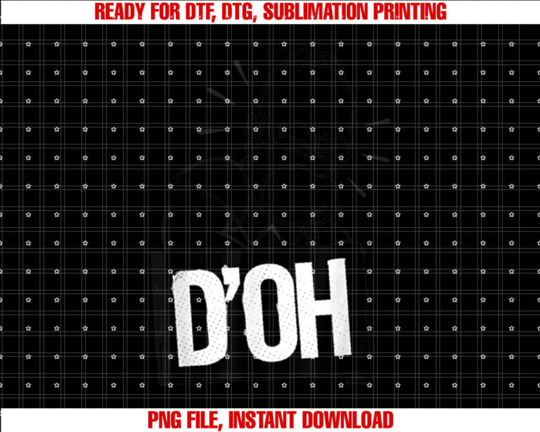 The Simpsons Homer ic Phrase DOH Artline Chest T-shirt