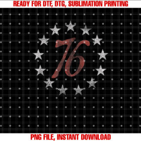 The Spirit 76 Vintage Retro 4th of July Independence Day T-shirt