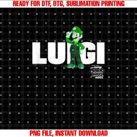 The Super Mario Bros Movie Luigi Banner T-shirt