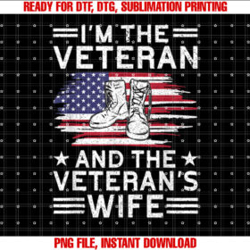 The Veteran the Veterans Wife Proud American Veteran Wife T-shirt