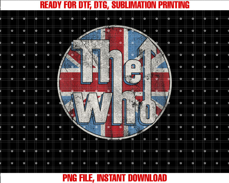 The Who Official Distressed Union Jack Circle T-shirt