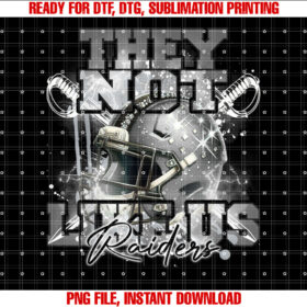 They Not Like Us Raiders Name Sports T-shirt
