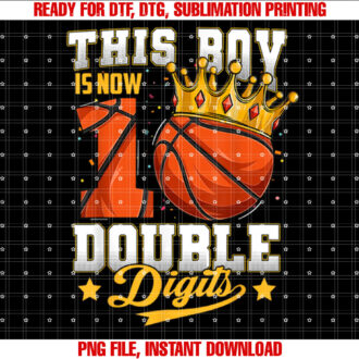 This Boy Double Digits Ten Basketball 10 Year Old Birthday T-shirt