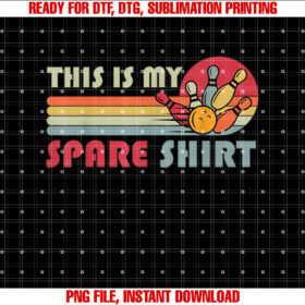 This is My Spare Bowling Bowler Funny Team Men Women Kids T-shirt
