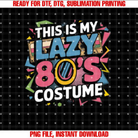 This is My Lazy 80s Costume 80s Party 80s Outfit Men Women T-shirt