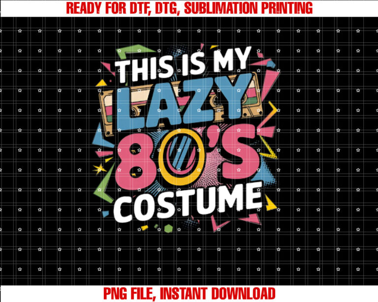 This Is My lazy 80s Costume 80s Party 80s Outfit Men Women T-shirt