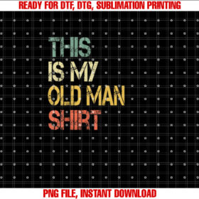 This is My Old Man Senior Retired Older Guy Funny Idea T-shirt
