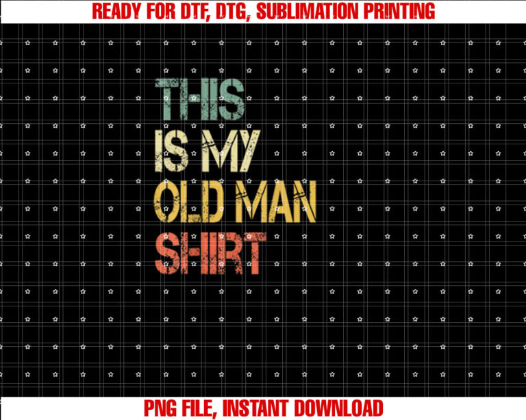 This is My Old Man Senior Retired Older Guy Funny Idea T-shirt