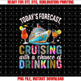 Todays Forecast Cruising With a Chance of Drinking 2025 T-shirt