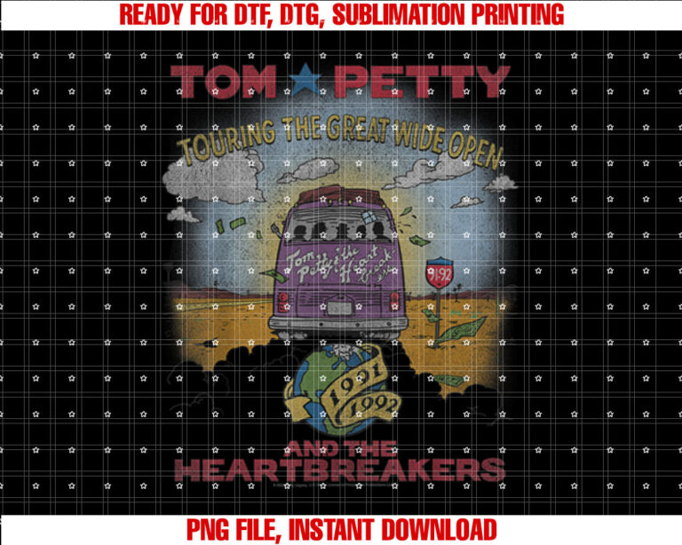 Tom Petty The Great Wide Open T-shirt