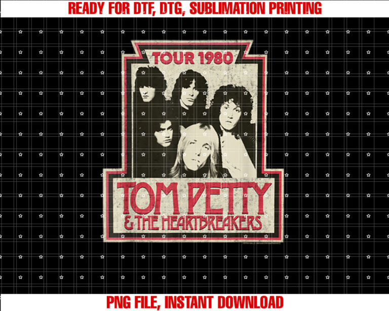 Tom Petty and the Heartbreakers 1980 Tour T-shirt