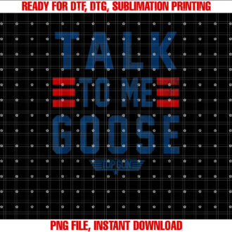 Top Gun Talk To Me Goose Bold Text Stack T-shirt
