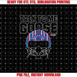 Top Gun Talk To Me Goose Maverick Helmet T-shirt