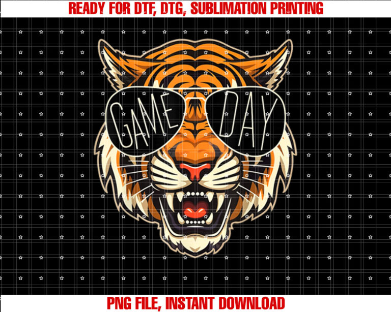 Touchdown American Football Game Day Thanksgiving Tiger Cool T-shirt