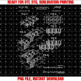 Toy Building Brick Patent T T-shirt