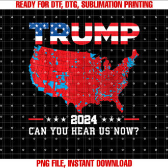 Trump 2025 Can You Hear Us Now Map of 2025 Election Results T-shirt