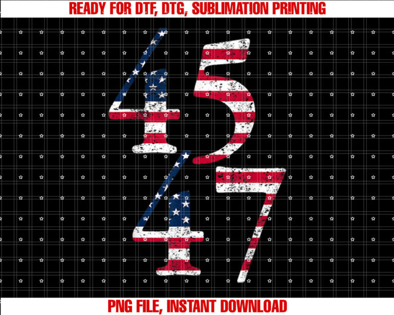 Trump 45th 47th President Inauguration Day USA Flag MAGA Tee T-shirt