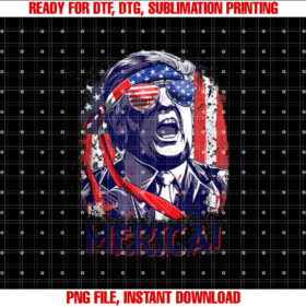 Trump 4th of July Merica Men Women Usa American Flag Vintage T-shirt
