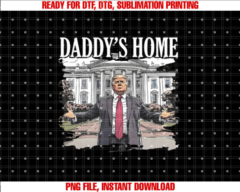 Trump Daddys Home White House 2025 T-shirt