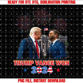 Trump Vance Won 2025 Election Victory White House T-shirt