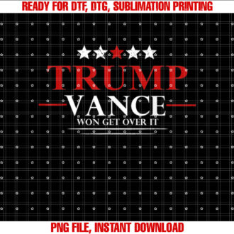 Trump Vance Won Get Over It President Inauguration Day 2025 T-shirt