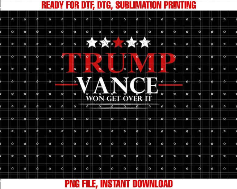 Trump Vance Won Get Over It President Inauguration Day 2025 T-shirt