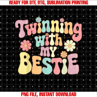 Twinning With My Bestie Friends Spirit Week Girls Kids Day T-shirt