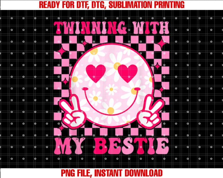 Twinning With My Bestie Best Friend BFF Twins Day T-shirt