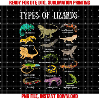 Types of Lizards Reptile Herpetology Men kids lizard collage T-shirt