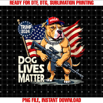 USA Election Day Dog Lovers Dog Lives Matter Trump 2025 T-shirt