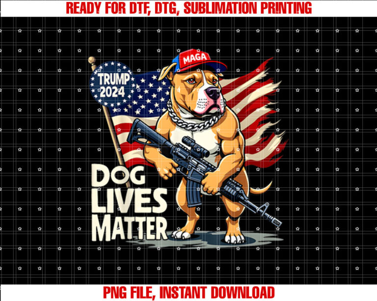 USA Election Day Dog Lovers Dog Lives Matter Trump 2025 T-shirt