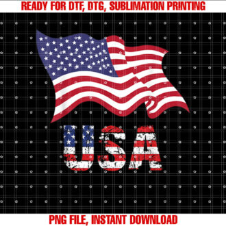 USA Flag American United States of America 4th of July T-shirt