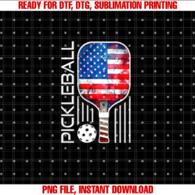 Usa Flag Pickleball Lovers Graphics Pickle Ball Women Men T-shirt