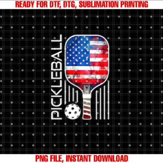 USA Flag Pickleball Lovers Graphics Pickle Ball Women Men T-shirt