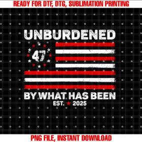 Unburdened by What Has Been Vintage Us Flag 47th President T-shirt