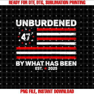 Unburdened By What Has Been Vintage US Flag 47th President T-shirt
