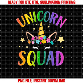 Unicorn Squad Costume Cute Unicorn Lover Gifts Girls Women T-shirt