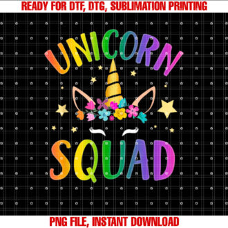 Unicorn Squad Costume Cute Unicorn Lover Gifts Girls Women T-shirt