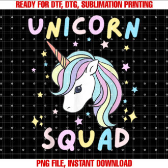Unicorn Squad Cute Rainbow Lover Family Birthday Girls Party T-shirt