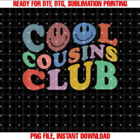 Cool Cousins Club Funny Cousin Crew Kids Boys Girls T-shirt