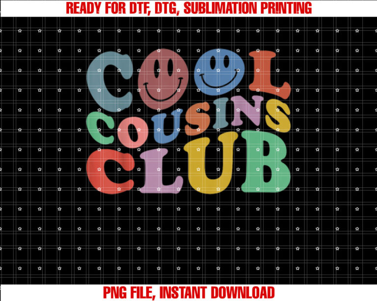 Cool Cousins Club Funny Cousin Crew Kids Boys Girls T-shirt