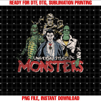 Universal Monsters Vintage Group Shot T-shirt