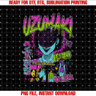 Uzumaki Junji Ito Spiral Girl Horror Manga T-shirt