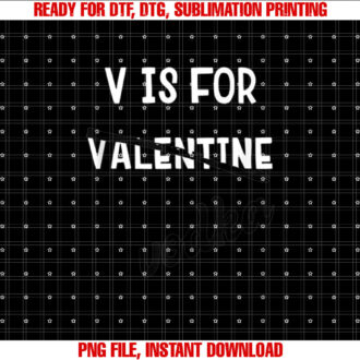 V Is For Vodka Anti Valentines Day T-shirt