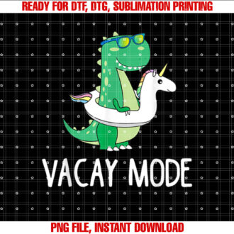 Vacay Mode Cute Dinosaur T Funny Family Vacation Gift T-shirt