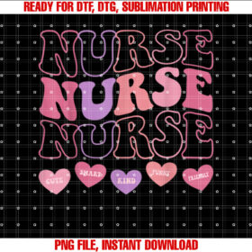 Valentine Er Icu Nicu Rn Nurses Women Retro Nursing Medical T-shirt