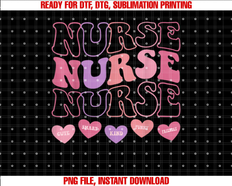 Valentine ER ICU NICU RN Nurses Women Retro Nursing Medical T-shirt