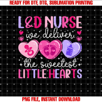 Valentine LD Nurse Valentines Day LD Nursing T-shirt