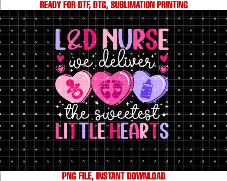 Valentine LD Nurse Valentines Day LD Nursing T-shirt
