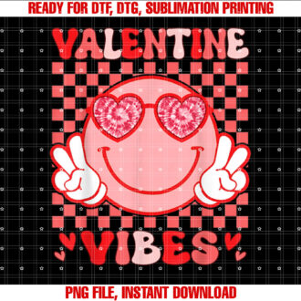 Valentine Vibes Hippie Valentines Day s For Girl Womens T-shirt